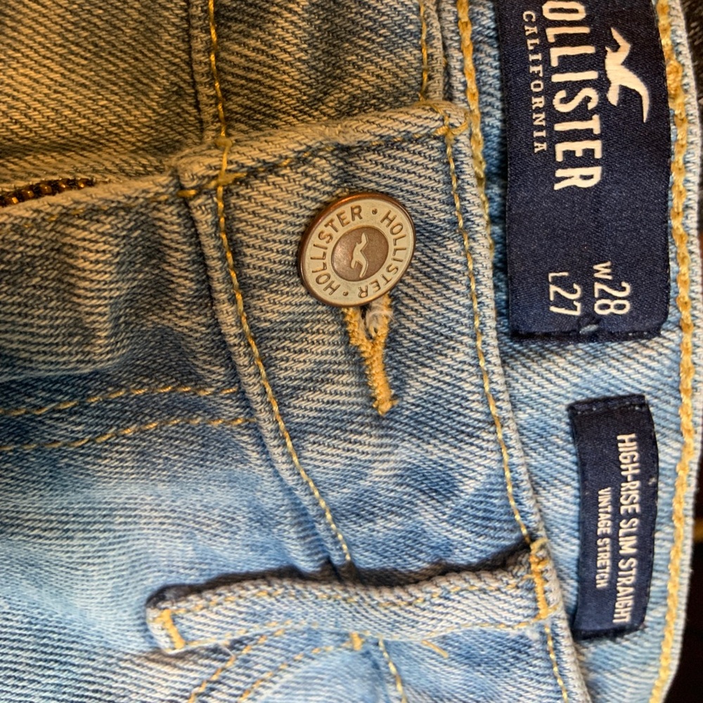 🌊HOLLISTER 🌊Vintage high rise slim straight